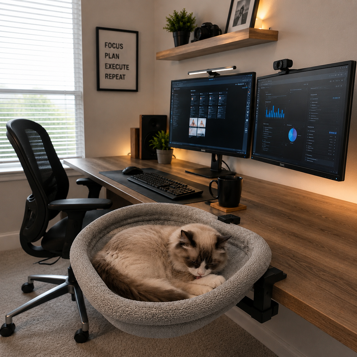 Pawtress Desk Bed