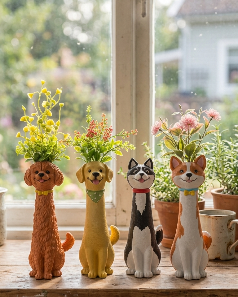 Pup Vase